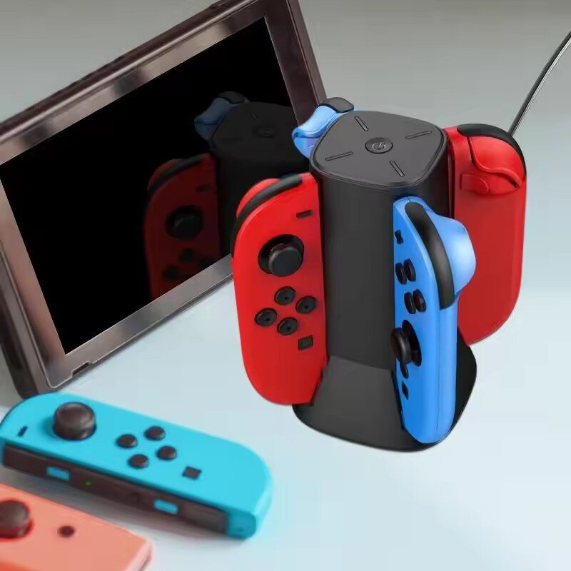 Charging Dock Manufacturer - Best Quality LED Multiple Charger Station for Nintendo Switch 2 Joycon