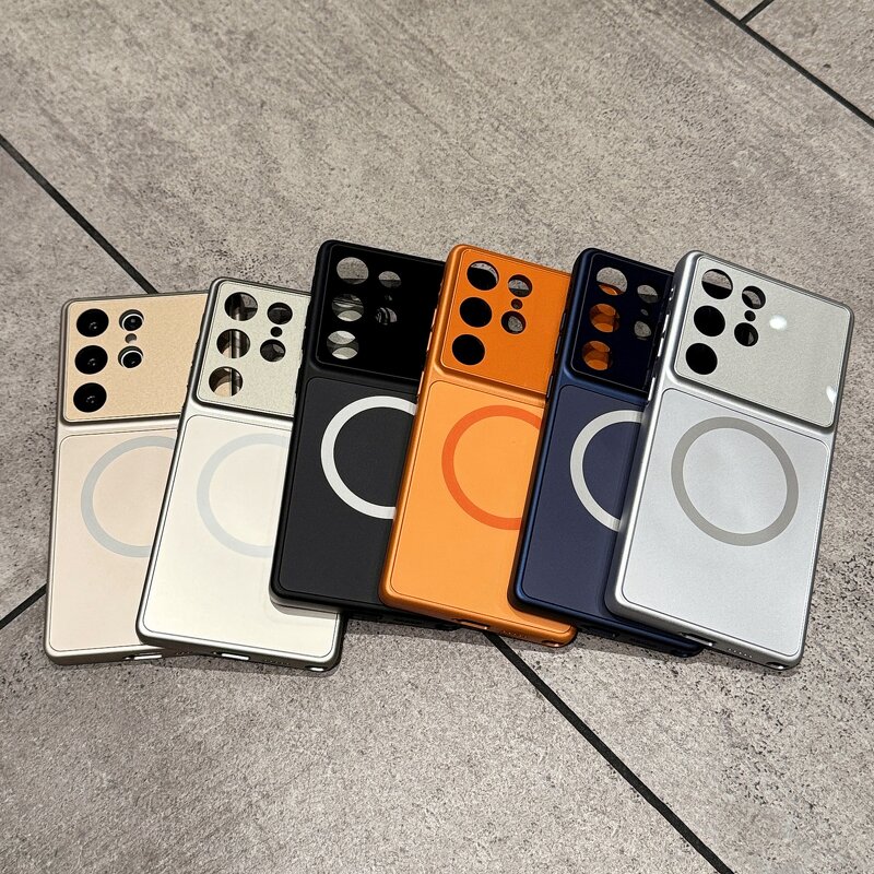 Phone Case Manufacturer - Nano Matte Tempered Glass Wireless Charging Shockproof Magnetic for Samsung Galaxy S26 S25 S24