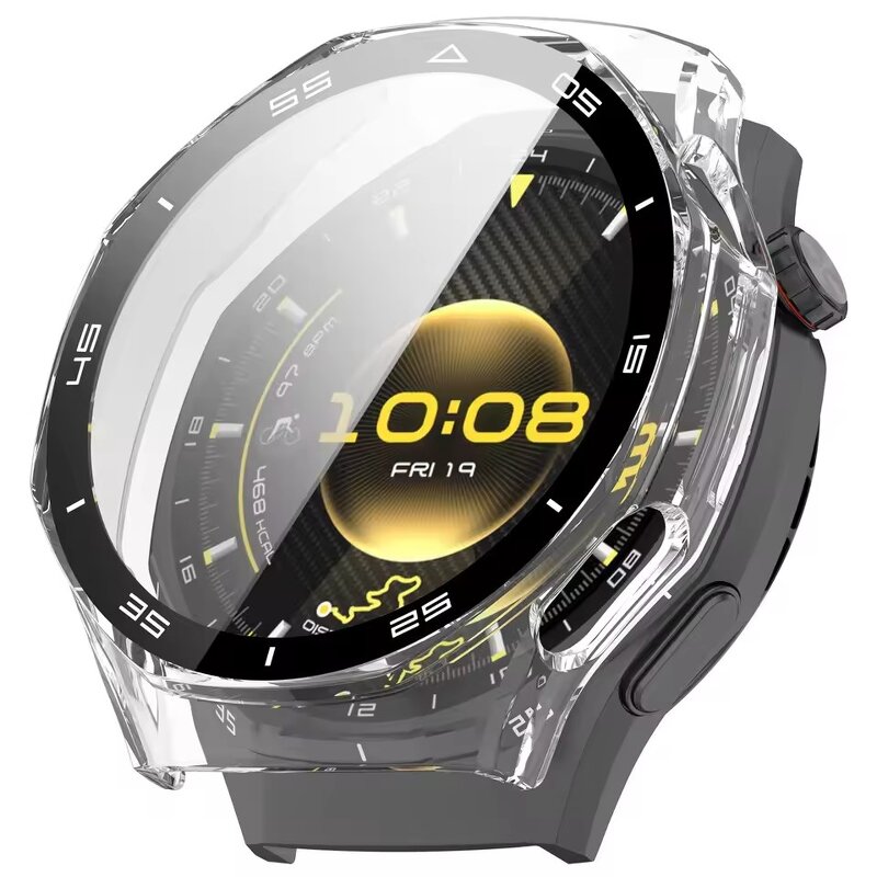 Watch Case Manufacturer - Official Tempered Glass Film+Hard PC with Scale for Huawei Watch GT6 Pro 46mm Screen Protection