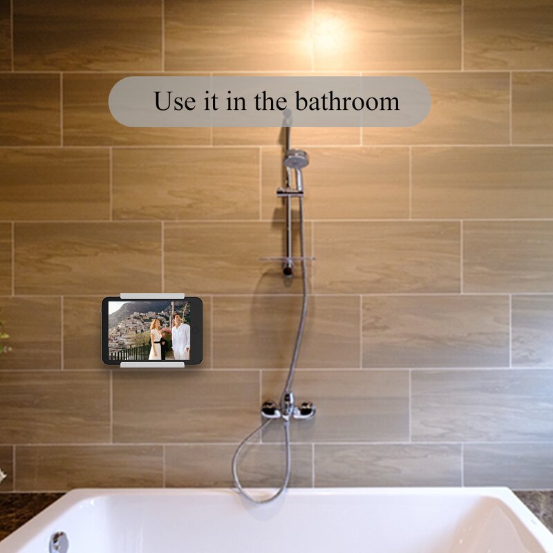 Tablet Stand Manufacturer - Newest Universal Wall Mounted Fixed by Adhesive or Screw for Tablet/Mobile Phone/E-Reader/Remote Control