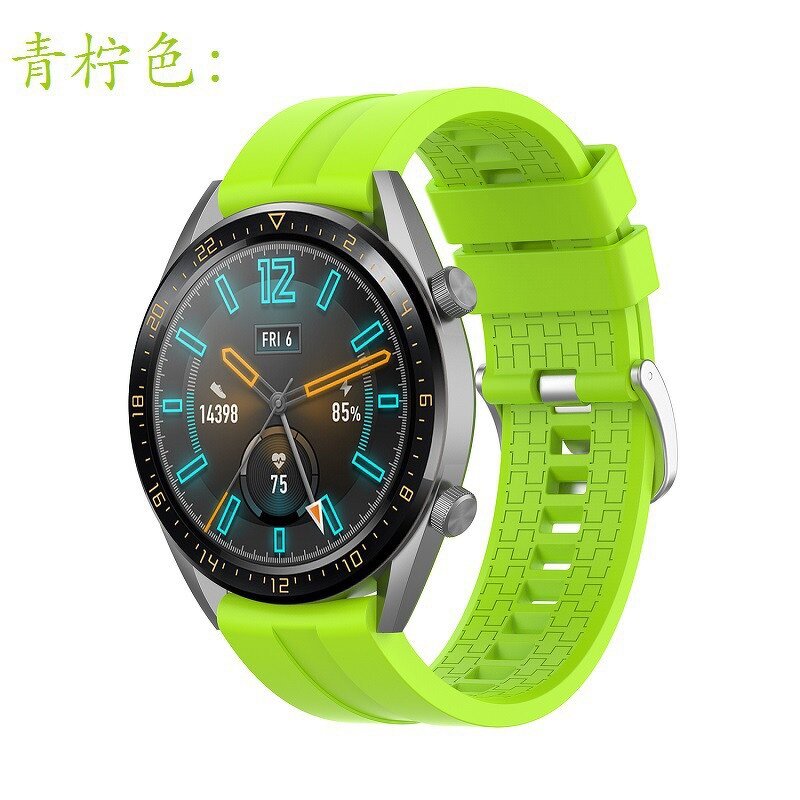 Watch Band Manufacturer - High Quality Outdoor Sport 22mm Silicone for Huawei GT GT 5 Pro 46mm