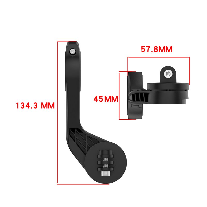 Bike Mount Manufacturer - 2 in 1 Bike Computer Turn Mount for Garmin Edge Varia Stopwatch Accessories
