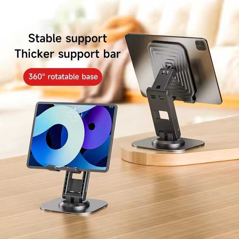 Phone Stand Manufacturer - Universal 360 Rotation Folding Lazy Desktop Metal for iPhone 17 Samsung S25