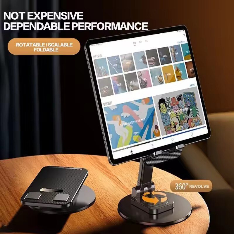Phone Stand Manufacturer - 360 Degrees Rotatable Desk Holder for iPhone 17 Cellphone Smartphone iPad Tablet