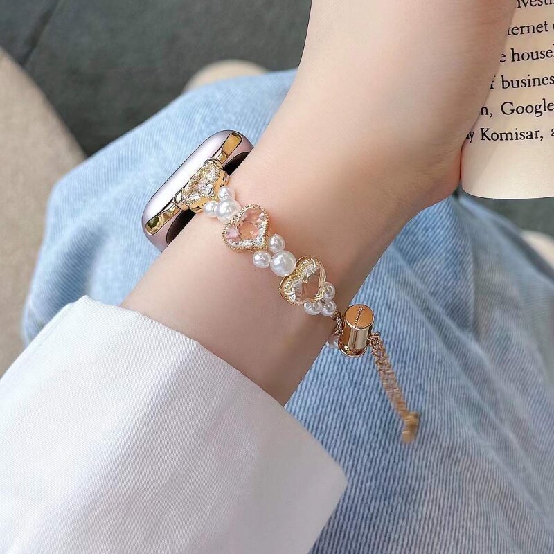 Watch Band Manufacturer - Colorful Diamonds Stone Bracelet Elegant Women's for Apple Watch 46mm S11 S10 S9 49mm Ultra
