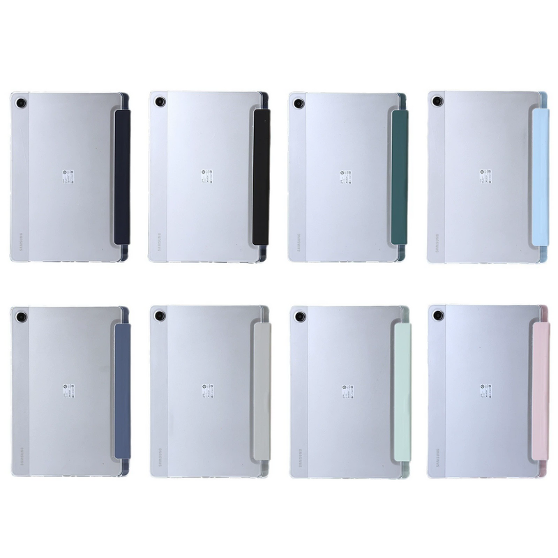 Tablet Case Manufacturer - Transparent Acrylic Protective Leather Flip Stand Auto Wake/Sleep for Samsung Tab A9 Plus