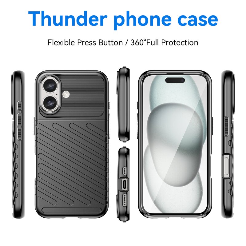 Phone Case Manufacturer - Heavy-Duty Tough Rugged Shockproof Protective for iPhone 16 Pro Max Anti-scratch Armor