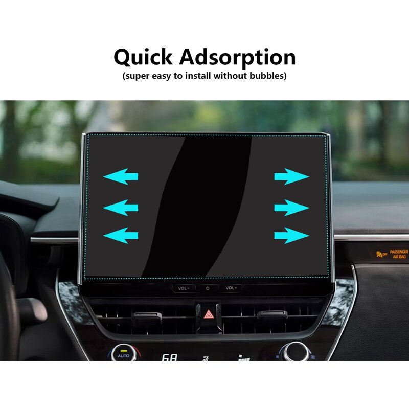 Screen Protector Manufacturer - for Toyota Corolla/Corolla Cross 8-Inch 2025 2024 2023 9H Anti-Scratch HD Tempered Glass Navigation