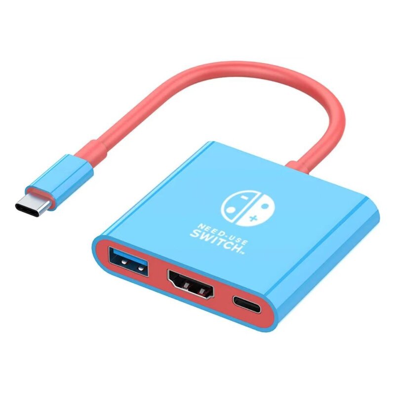 USB Hub Manufacturer - Wholesale Three-in-One USB Expansion 4 Ports Type-C for Nintendo Switch Tablet