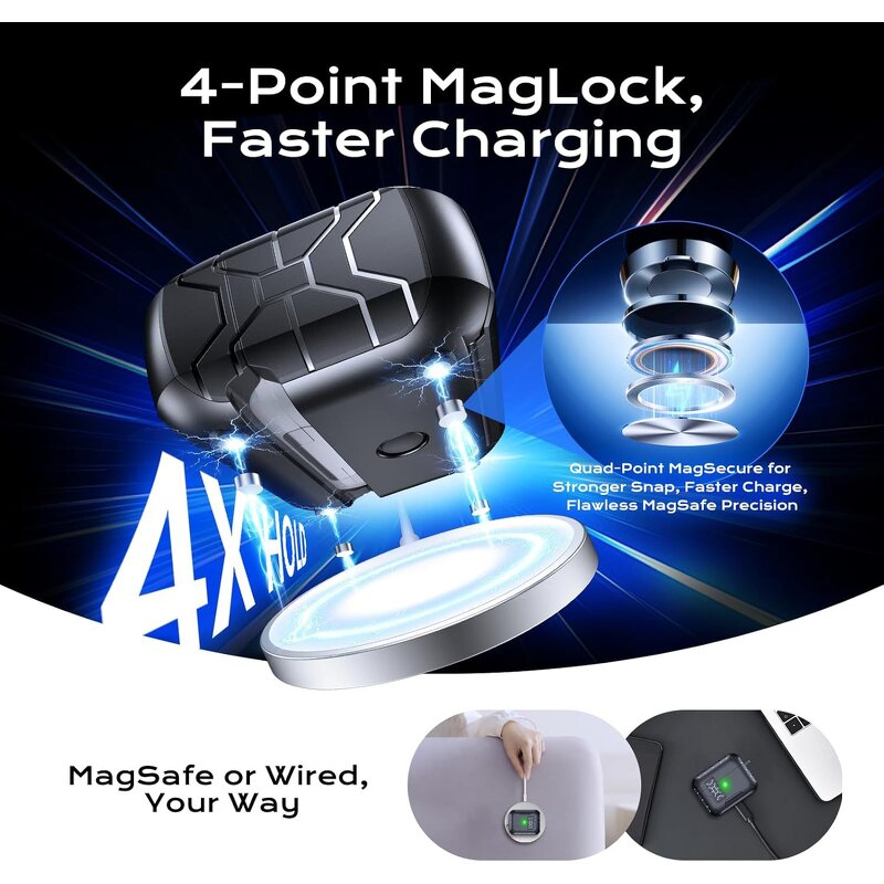 AirPods Case Manufacturer - Latest Rugged Stand Full-Body Armor Protective Shockproof for Airpods Pro 3 2025