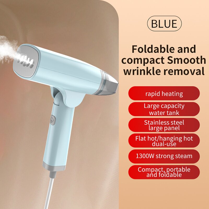 Garment Steamer Manufacturer - Factory Hot Selling Portable Home Travel Household Foldable Mini Handheld Steam Iron