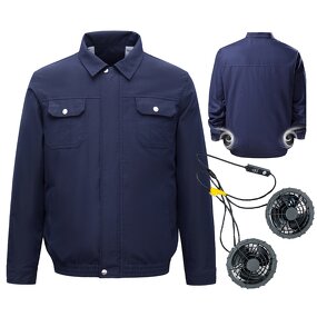 Cooling Jacket Manufacturer - Men Outdoor Smart Heatstroke Prevention Workwear Fan Worker Protection Air Conditioning for Summer