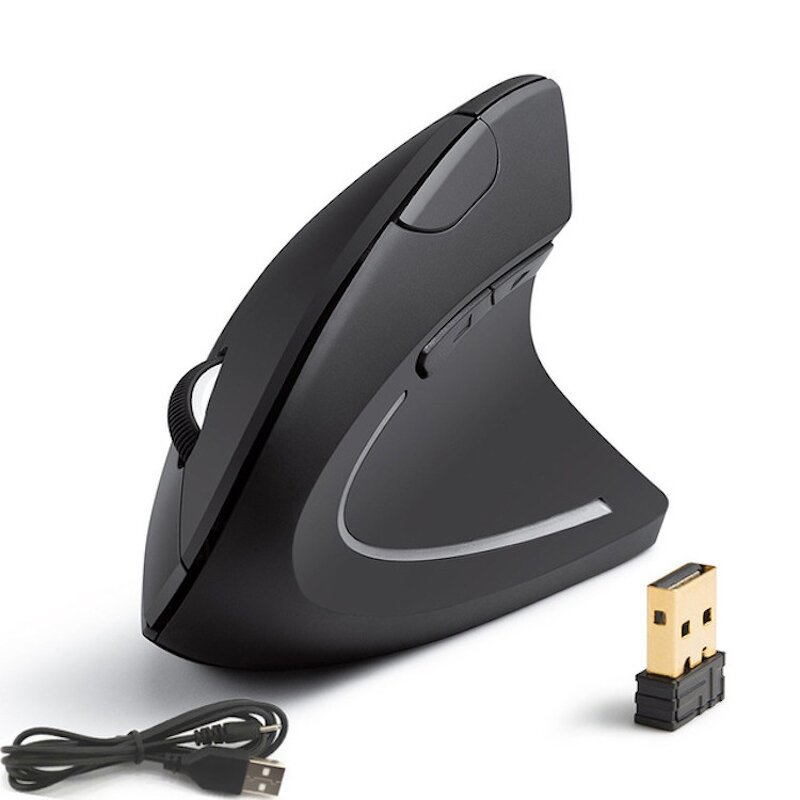 Wireless Mouse Manufacturer - Spot Ergonomic Rechargeable Mute 2.4G Vertical Right-handed Sliding