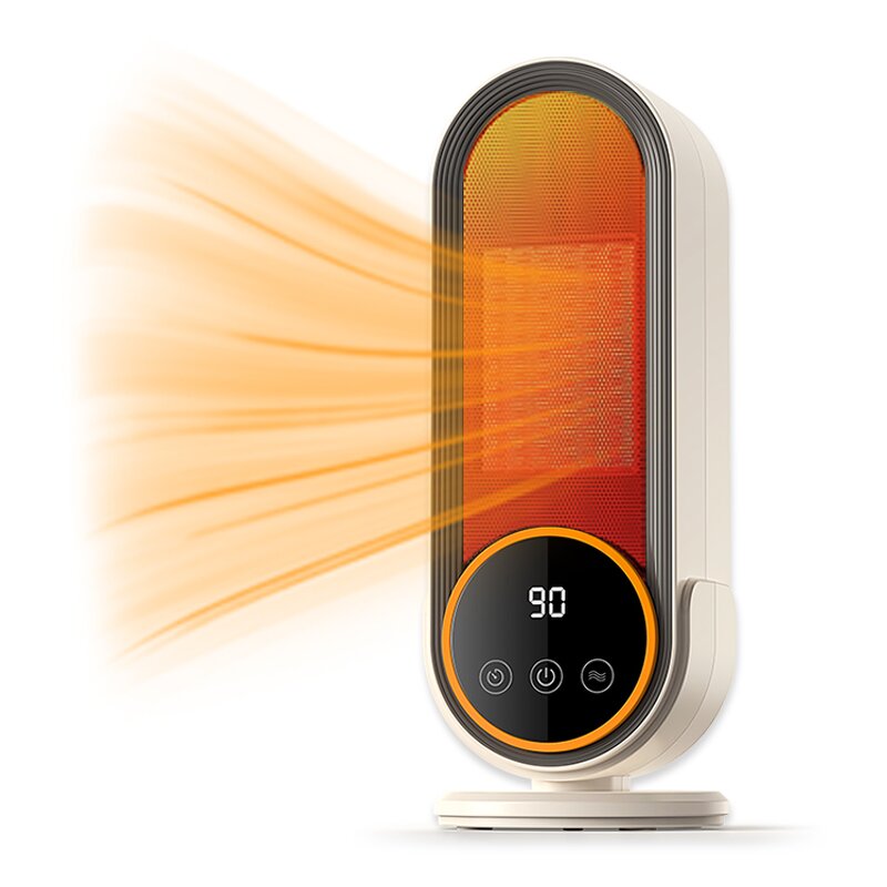 Electric Heater Manufacturer - High Quality Portable 1200W Fast Heating Air Fan Winter Instant PTC Ceramic for Bedroom Desk