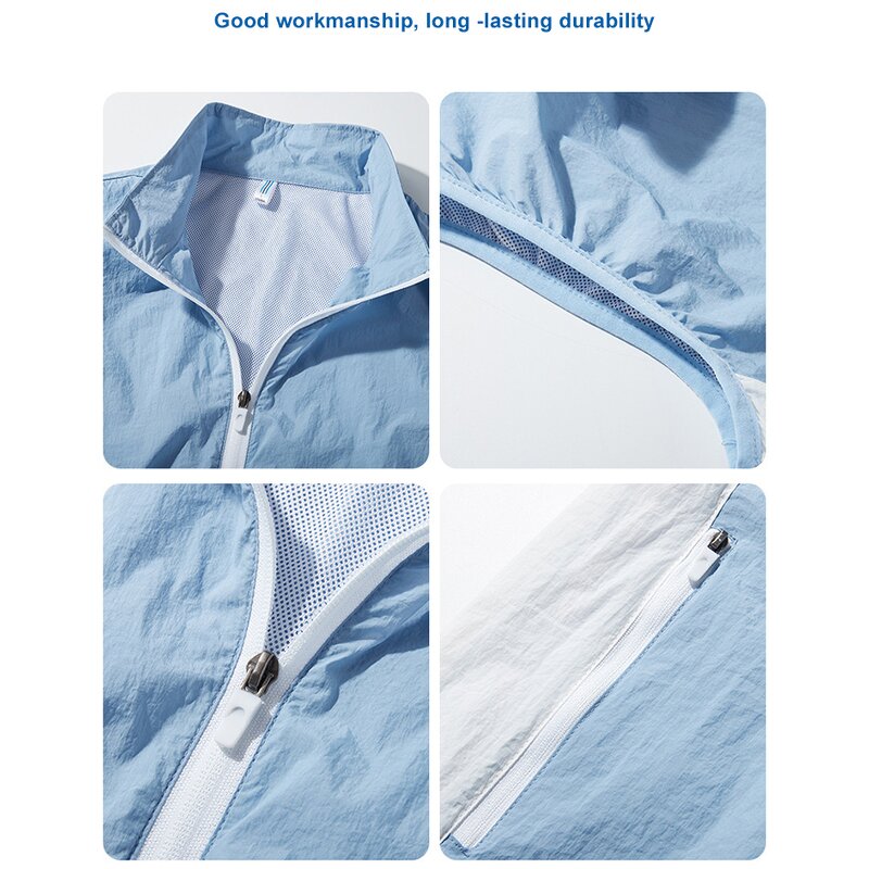 Cooling Vest Manufacturer - Summer Outdoor Sunscreen Fan Workwear Refrigeration Sleeveless Jacket Air Conditioning for Women Men