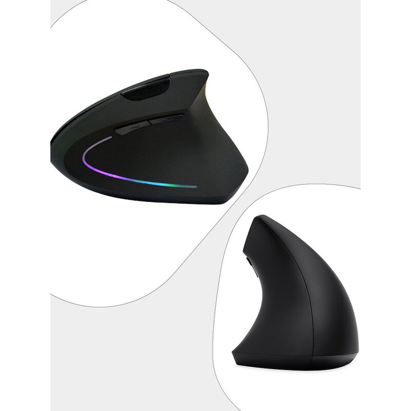 Wireless Mouse Manufacturer - Spot Ergonomic Rechargeable Mute 2.4G Vertical Right-handed Sliding