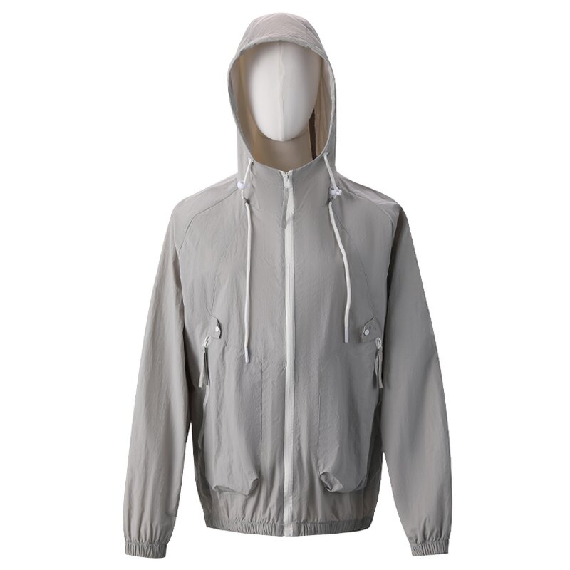 Cooling Vest Manufacturer - Summer Smart Clothing Air Conditioned Outdoor Work Jacket Coat with 2 Fans