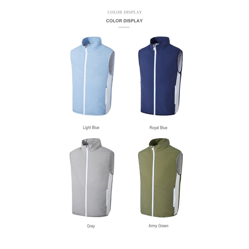 Cooling Vest Manufacturer - 2025 NEW Outdoor Sports Camping Breathable Sleeveless Fan Air Conditioning for Women Men