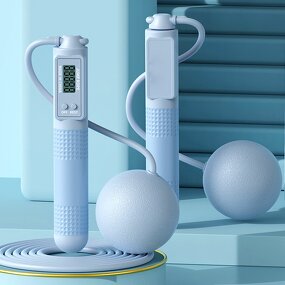 Skipping Rope Manufacturer - Adult Sports Dual-use Alloy Wire Cordless Beaded Intelligent Counting Speed Smart for Fitness