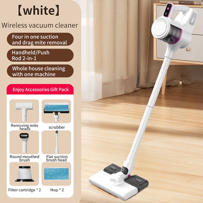 Vacuum Cleaner Manufacturer - New Household Cleaning Electric Handheld Cordless Mite Removal 2 in 1