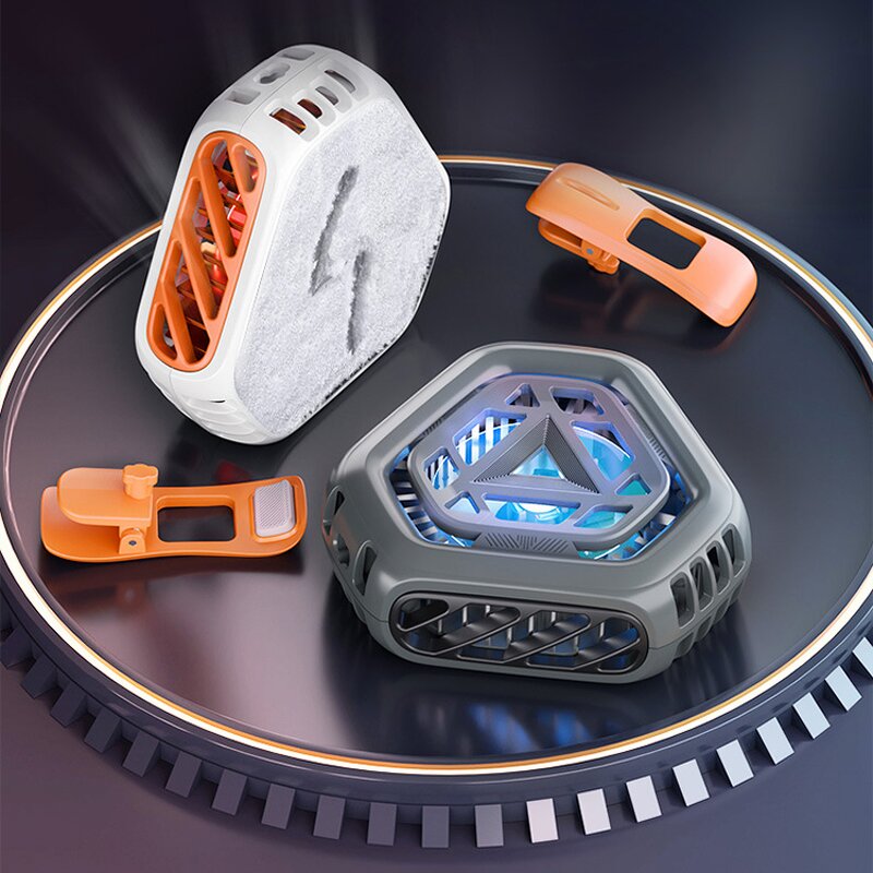 Phone Cooler Manufacturer - Gaming Accessories Smartphone Live Broadcast Rapid Cooling Fan ABS Semiconductor Mobile Radiator