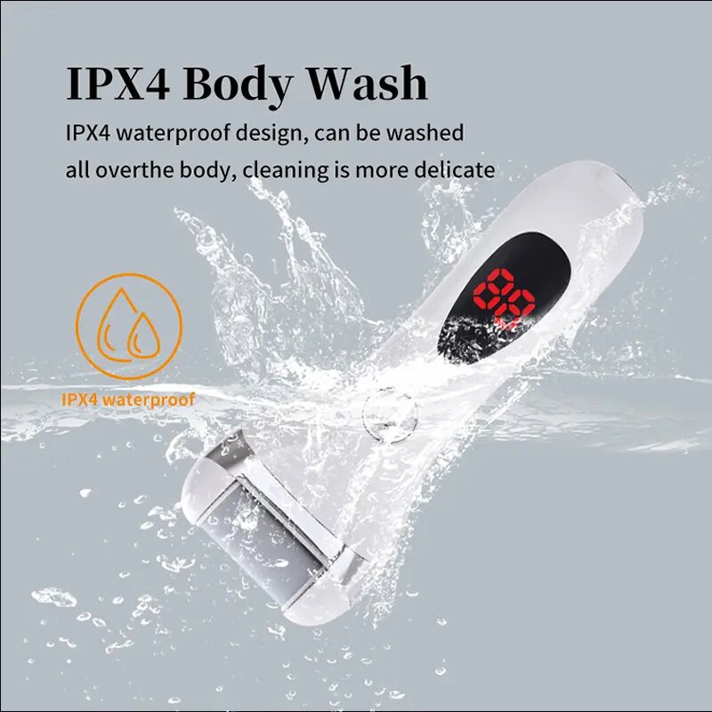 Callus Remover Manufacturer - Portable Waterproof Foot Grinder Rechargeable Electric Kit with 3 Roller Heads