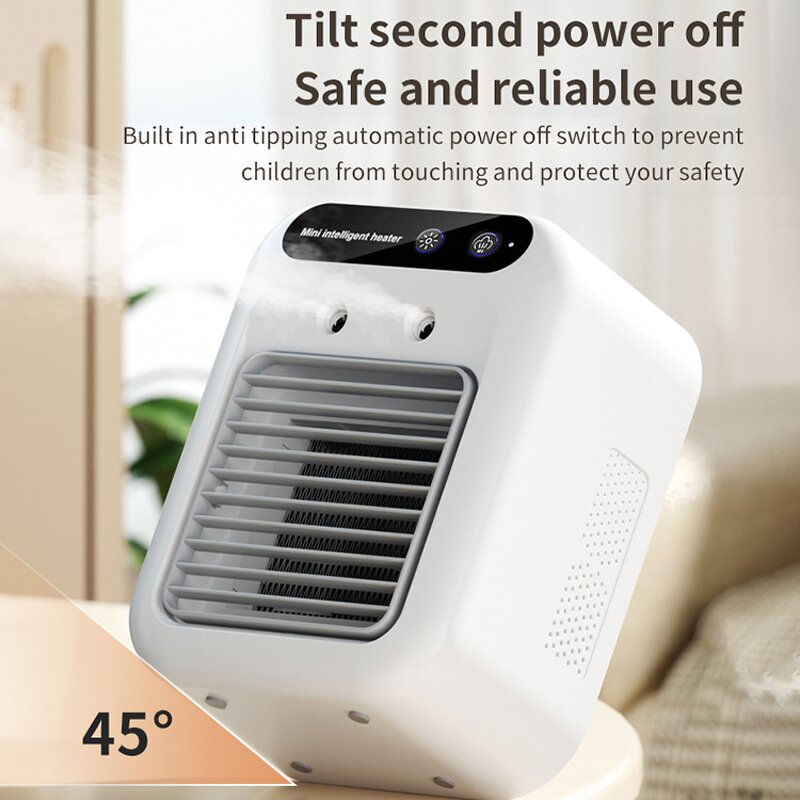 Electric Heater Manufacturer - Home Portable Convection Fast Heating Fan Air Blower Humidifier for Desktop or Living Room