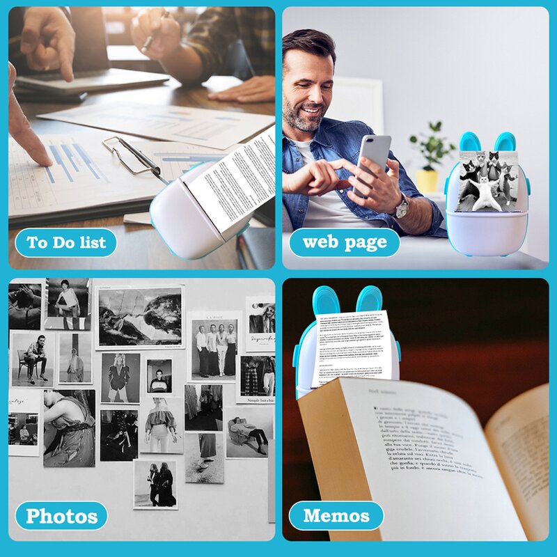 Thermal Printer Manufacturer - Mini Label Photo Wrong Question Sticker Portable Pocket Wireless for Students