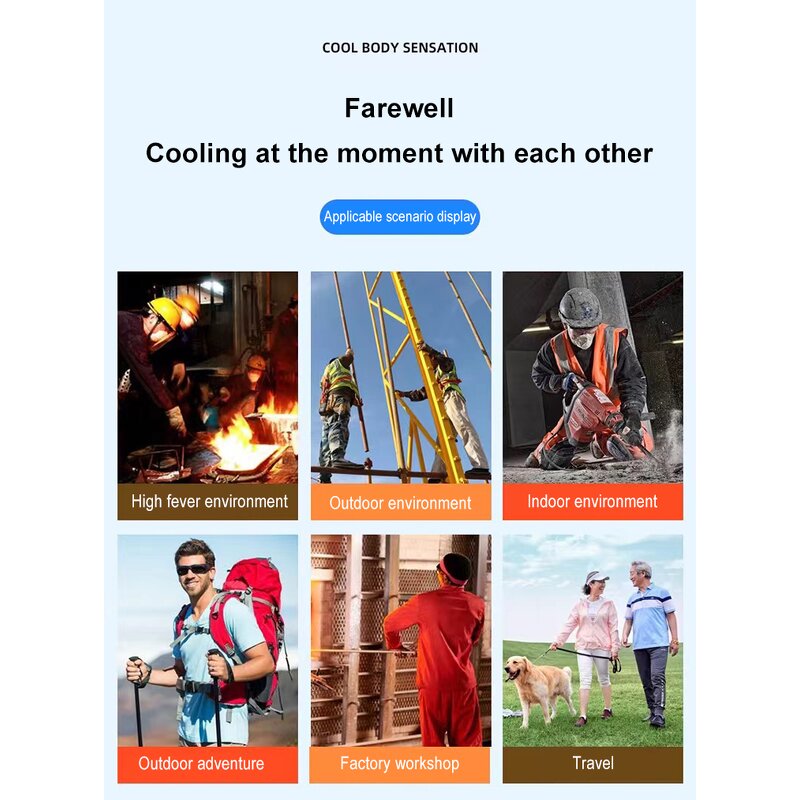 Cooling Jacket Manufacturer - New Arrival Summer Air-Conditioned for Men Women Outdoor Hiking with Fan