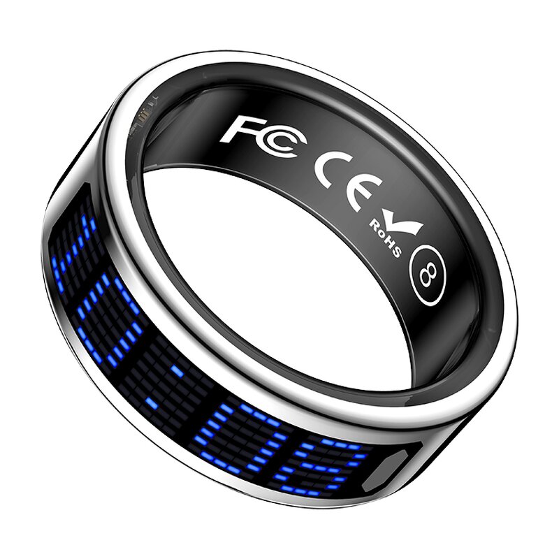 Smart Ring Manufacturer - Newest SR16 Display Finger Control Touch Screen Health IP68 Waterproof for Men Women