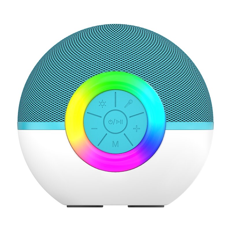 Portable Speaker Manufacturer - T97 Mini with Mic Home Singing Wireless Dual Microphone for Kids Adult Gift