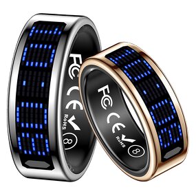Smart Ring Manufacturer - 2025 New SR16 with Display Screen Heart Rate Steps Sports Fitness Finger Ring