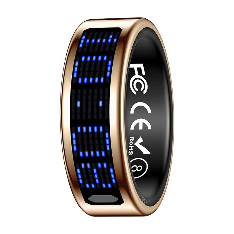 Smart Ring Manufacturer - Newest SR16 Display Finger Control Touch Screen Health IP68 Waterproof for Men Women