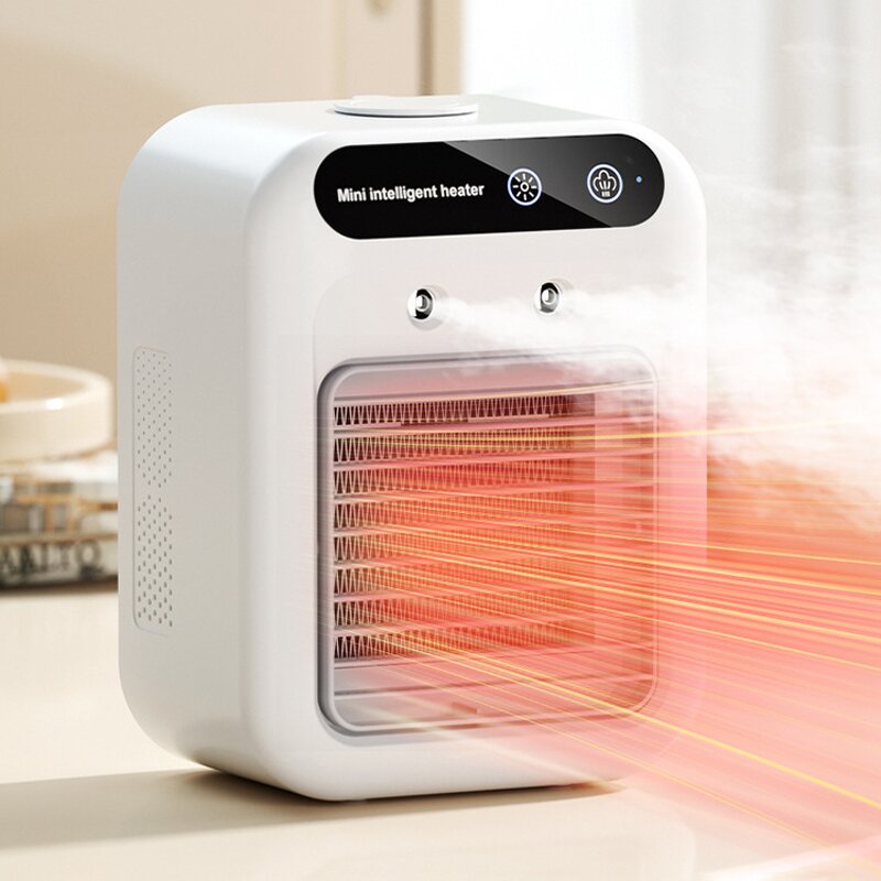 Electric Heater Manufacturer - Portable Indoor Desktop with Air Humidifier Room Heating Ceramic PTC for Winter Home