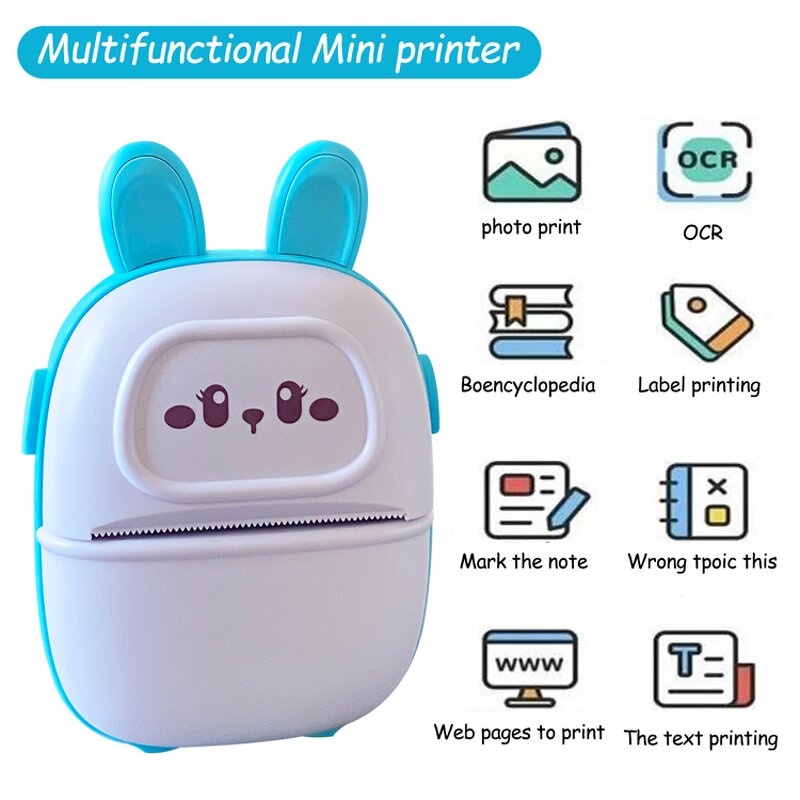 Thermal Printer Manufacturer - Newest Factory Price Children Gift Portable Easy USE BT Connect D2 Mini