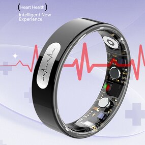 Smart Ring Manufacturer - 2025 New H10 ECG Heart Rate Blood Oxygen 5ATM Waterproof Step Counter Fitness