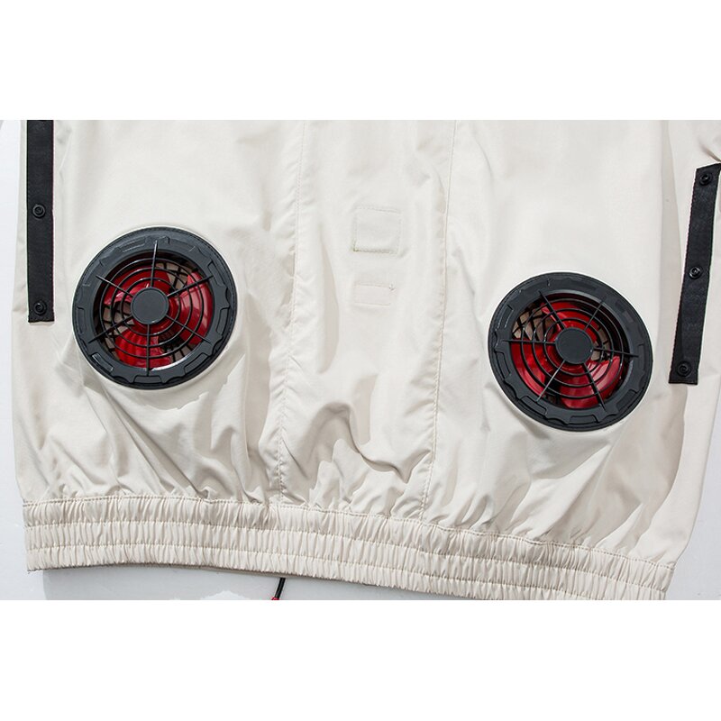 Cooling Clothing Manufacturer - Outdoor Summer Sport Air Condition Clothes Fan Fashion Jacket Sunscreen Breathable