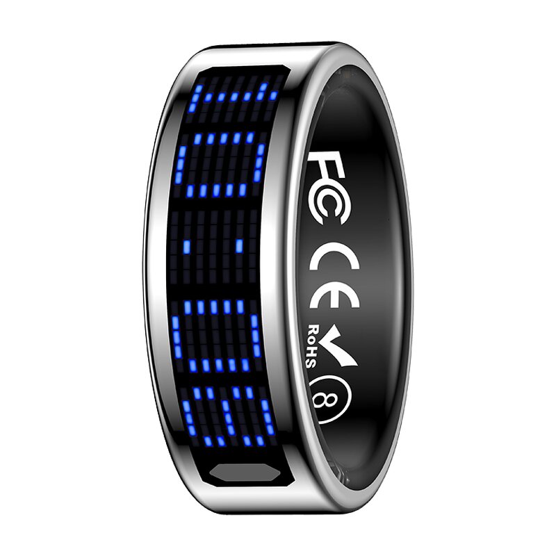 Smart Ring Manufacturer - Newest SR16 Display Finger Control Touch Screen Health IP68 Waterproof for Men Women