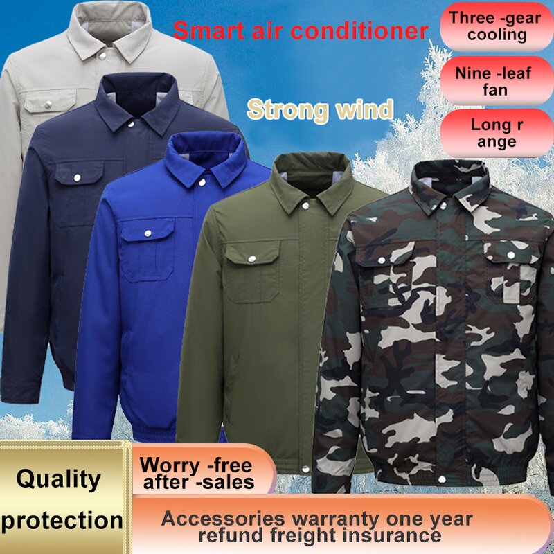 Cooling Jacket Manufacturer - Hot Selling Rechargeable Wind Adjustable Air Conditioning Fan Outdoor Summer Work