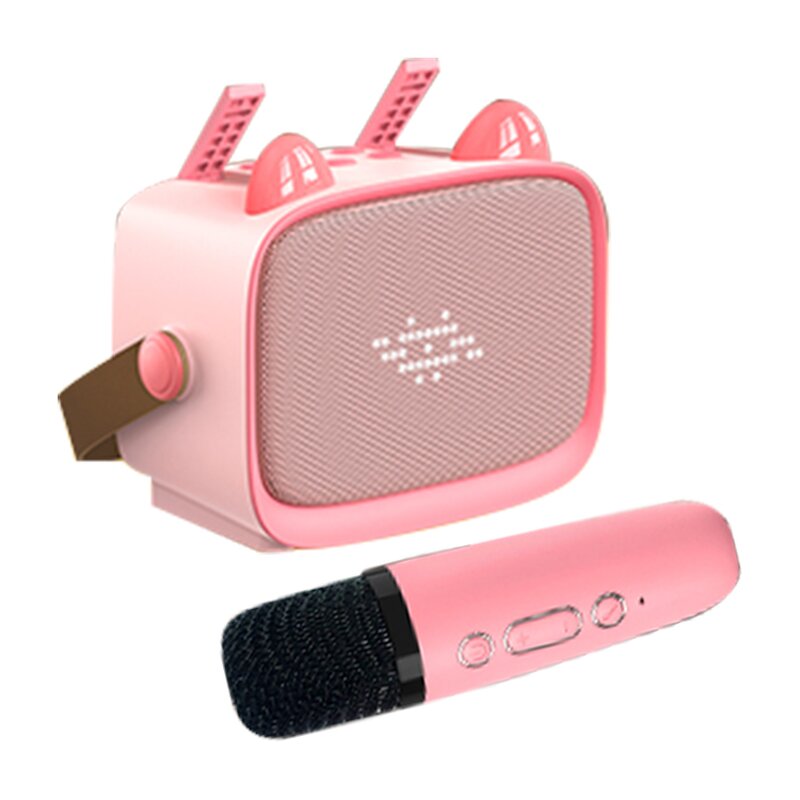 Karaoke Speaker Manufacturer - T99 BT5.3 Professional Singing Home HandHold Portable with Wireless Microphone