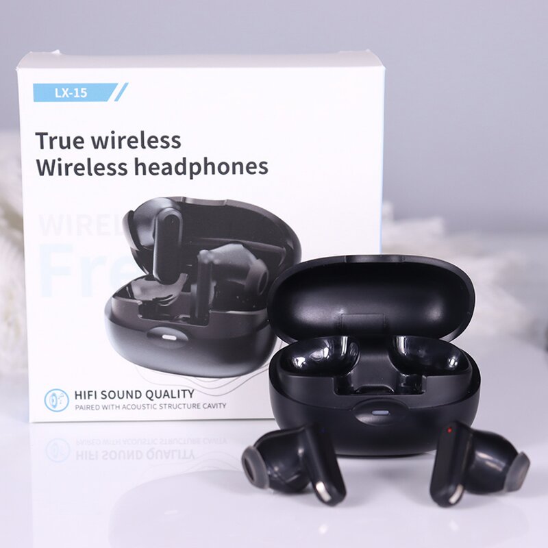 Wireless Headphones Manufacturer - LX-15 AI Translation HD Noise Cancelling TWS BT 5.4 HIFI Sound Music Game Headset