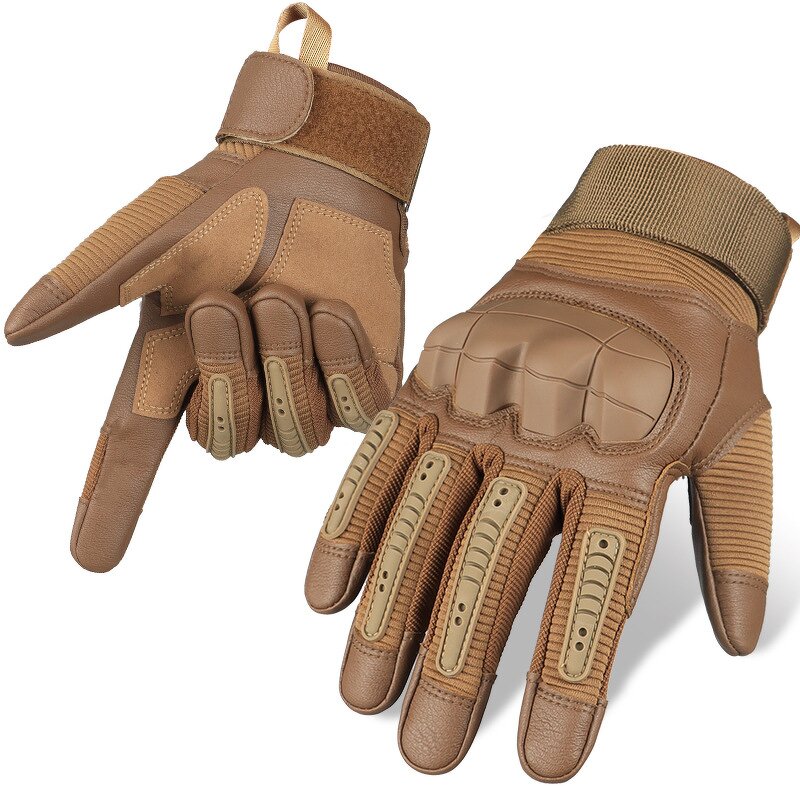 Work Gloves Manufacturer - Full Finger Cycling Anti Slip Protection Mountaineering Rock Climbing Outdoor Nylon for Men