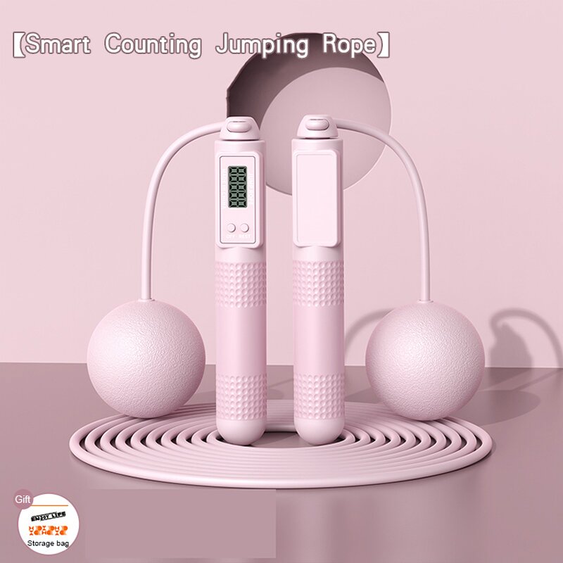 Skipping Rope Manufacturer - Adult Sports Dual-use Alloy Wire Cordless Beaded Intelligent Counting Speed Smart for Fitness