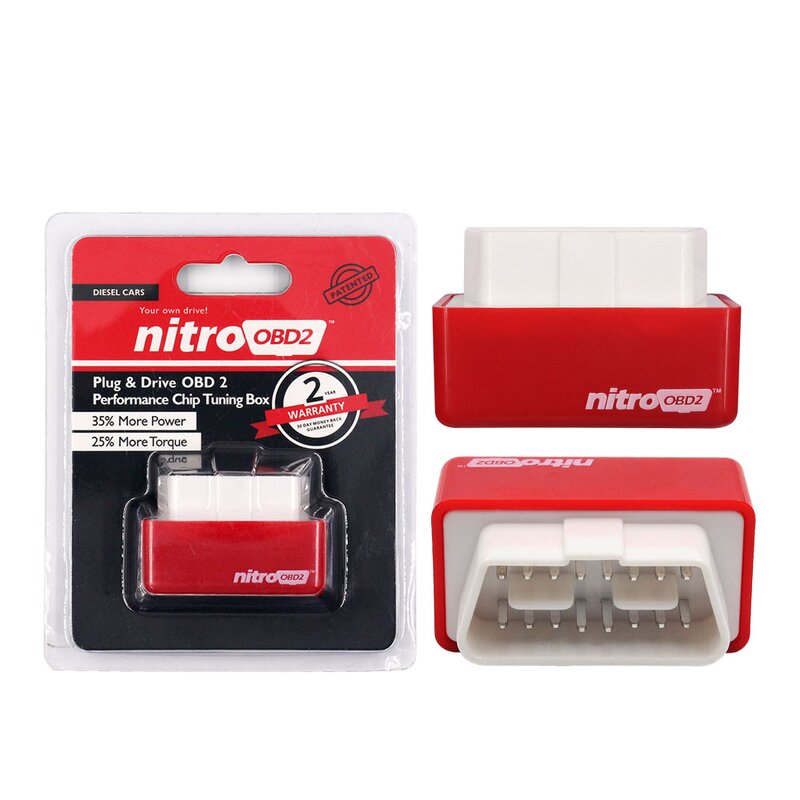 Fuel Saver Manufacturer - Eco Nitro OBD2 Chip Tuning Box Diesel Reset Button More Power for Car