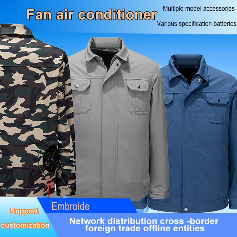 Cooling Jacket Manufacturer - Hot Selling Rechargeable Wind Adjustable Air Conditioning Fan Outdoor Summer Work