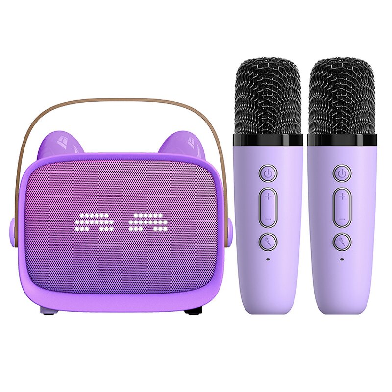 Audio Speaker Manufacturer - Outdoor Wireless Portable Small Home Music Karaoke Kids Cute Early Education Toy with Mic