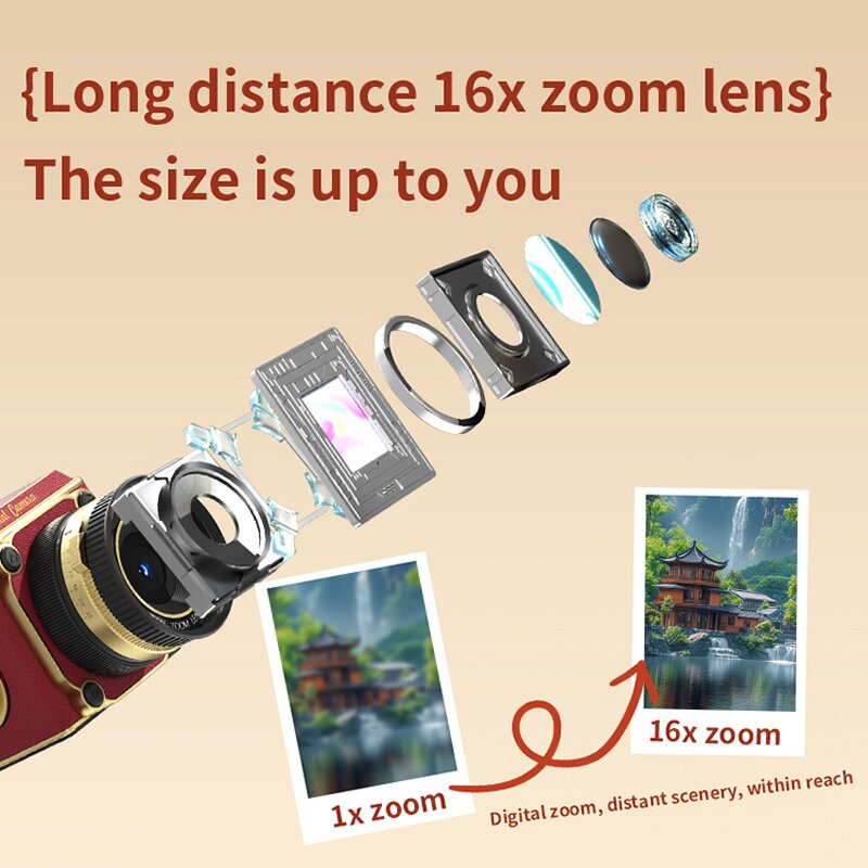 Digital Camera Manufacturer - 2026 New M31 HD 16x Zoom Autofocus 1000mAh 32GB Portable Retro