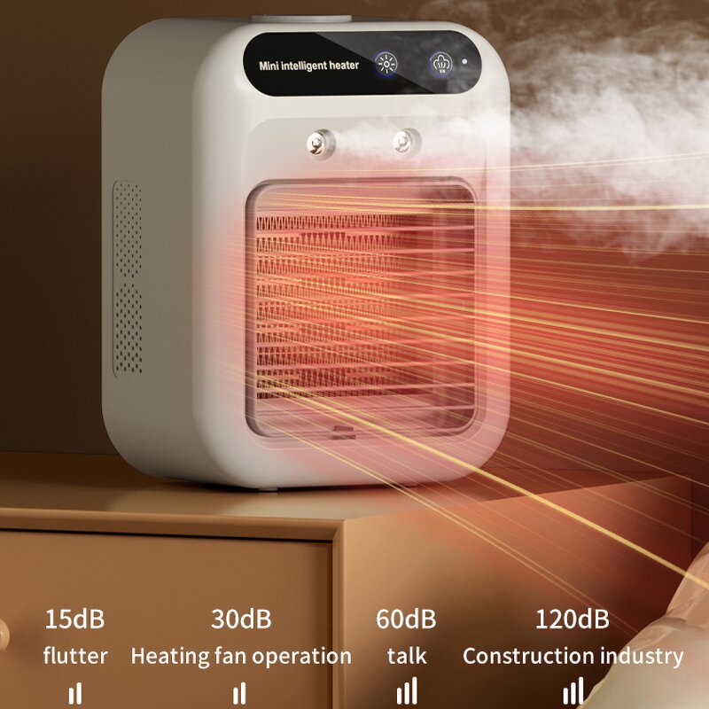 Electric Heater Manufacturer - Home Portable Convection Fast Heating Fan Air Blower Humidifier for Desktop or Living Room