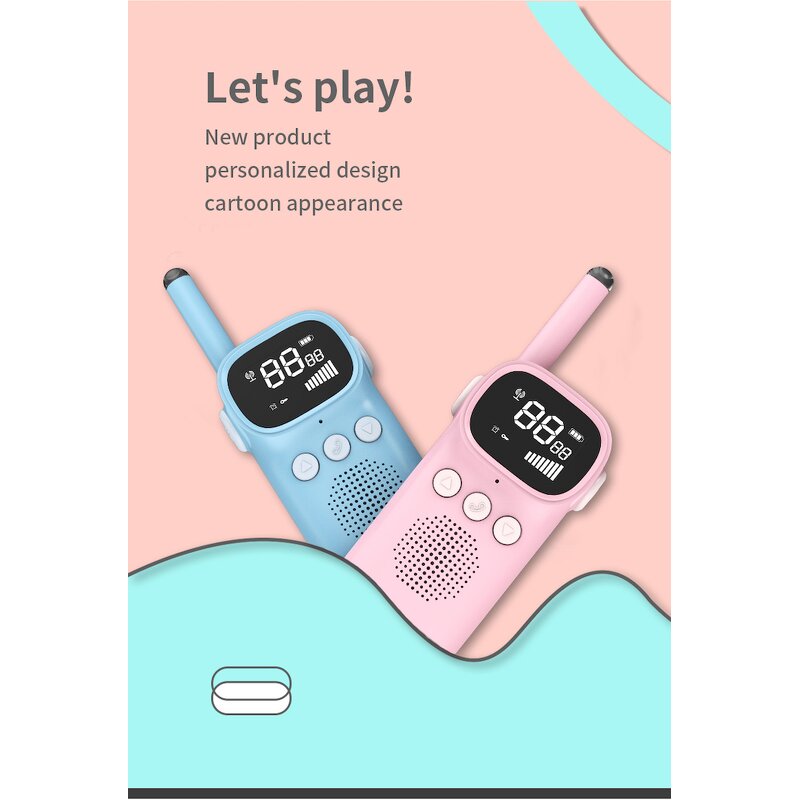 Walkie-talkie Manufacturer - D20 Handheld Intercom Two Way Radio Children Toy Wireless Kids Rechargeable Long Range