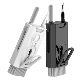 Cleaner Tool Manufacturer - 8 in 1 Multifunction Screen Keyboard Pen Dust Removal Brush for Computer Laptop Phone Earbud